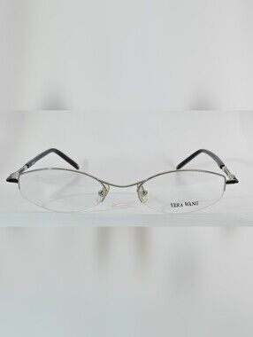Vera Wang Semi-Rimless Silver. V105. 51-19. 145. Beautiful Temple Design